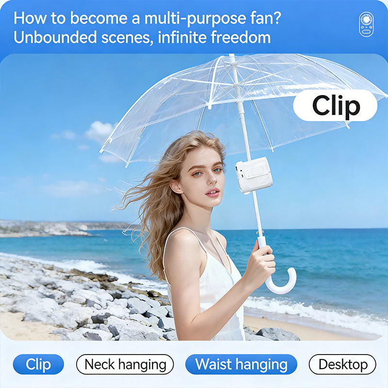 Sakerplus® Portable Ice Cooling Waist Fan - Image 12