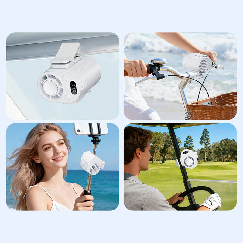 Sakerplus® Portable Ice Cooling Waist Fan - Image 9