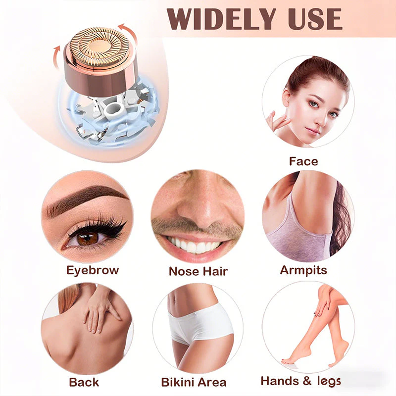 Sakerplus® Portable Lipstick Facial Hair Remover Trimmer - Image 10