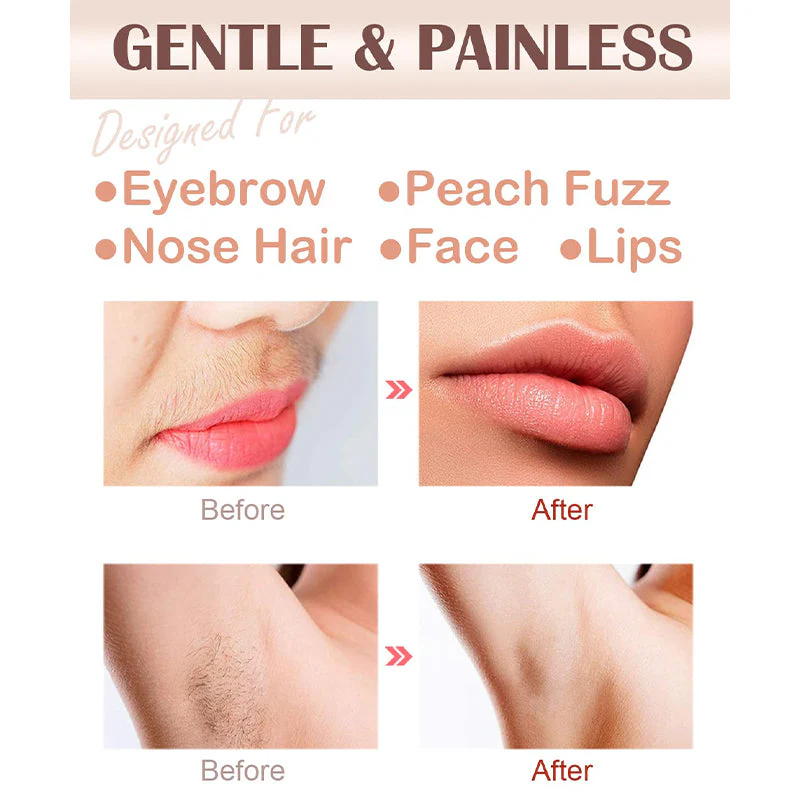 Sakerplus® Portable Lipstick Facial Hair Remover Trimmer - Image 4