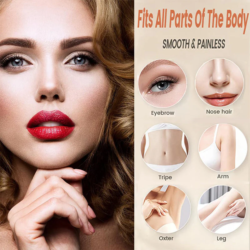 Sakerplus® Portable Lipstick Facial Hair Remover Trimmer - Image 8