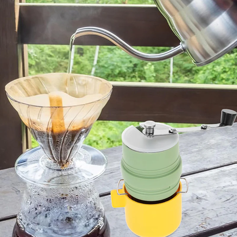 SakerplusĀ® Portable Manual Coffee Bean Burr Grinder - Image 6