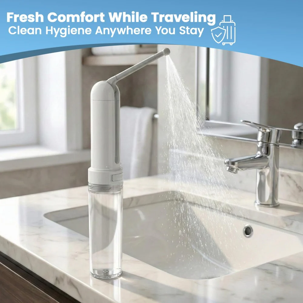 Sakerplus® Portable Rechargeable Electric Travel Bidet Sprayer - Image 7