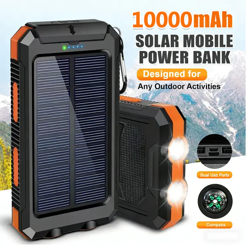 SakerplusĀ® Portable Solar Power Bank With Flashlight - Image 11