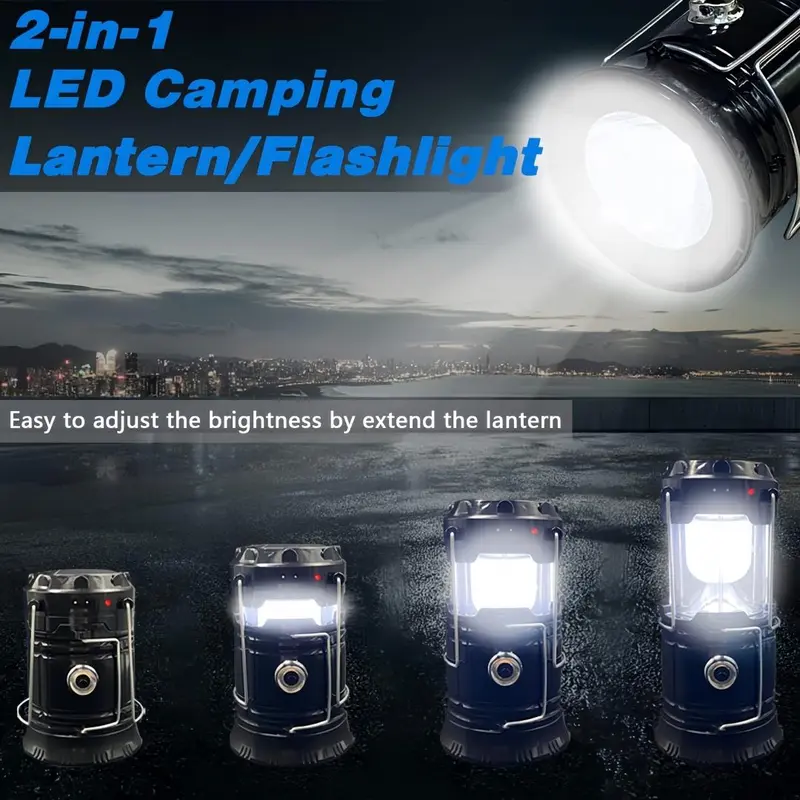 SakerplusĀ® Portable Solar Rechargeable LED Lantern - Image 6