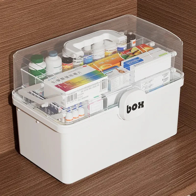 SakerplusĀ® Portable Three Tier Craft Storage Box - Image 2
