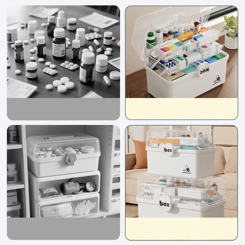 SakerplusĀ® Portable Three Tier Craft Storage Box - Image 7