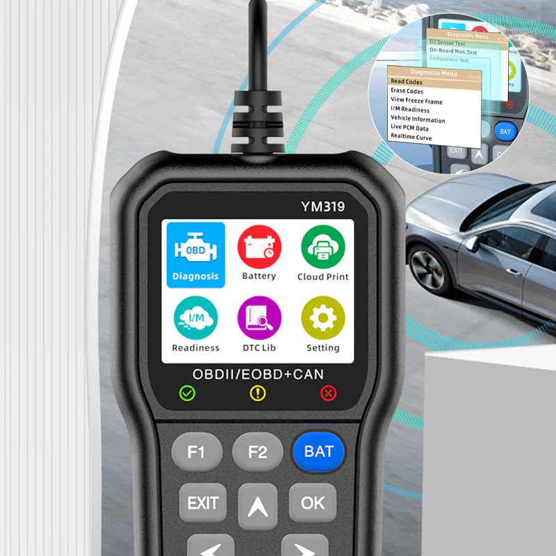 SakerplusĀ® Professional OBD Scanner Car Diagnostic Tool - Image 11