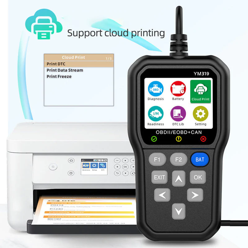 SakerplusĀ® Professional OBD Scanner Car Diagnostic Tool - Image 3