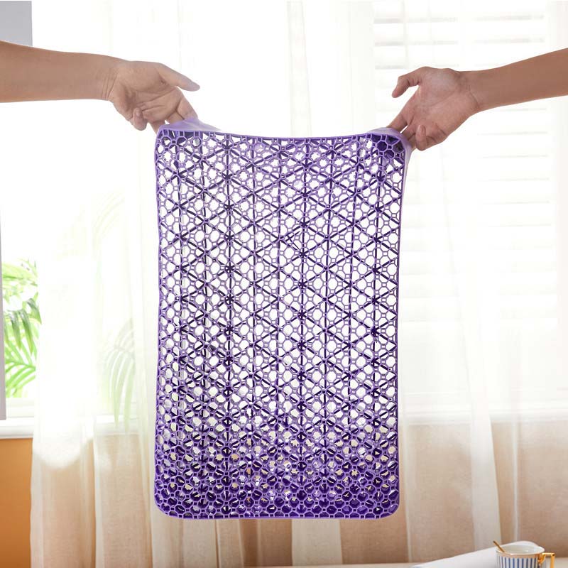 SakerplusĀ® Purple Gel Latex Neck Pillow - Image 4