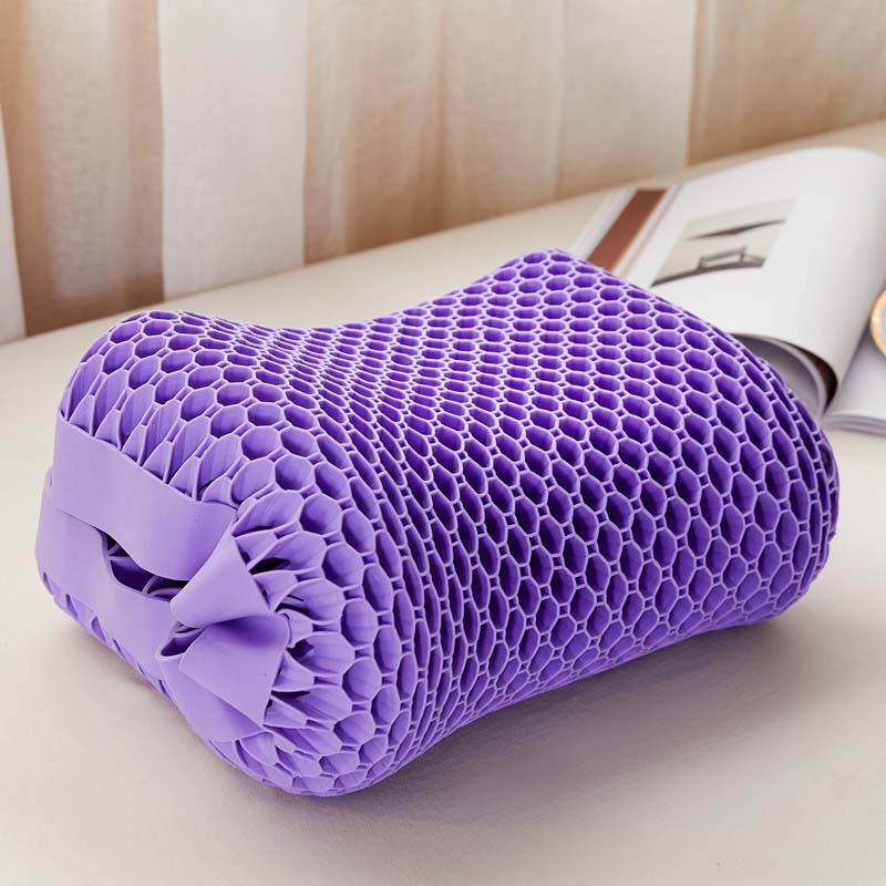 SakerplusĀ® Purple Gel Latex Neck Pillow - Image 5