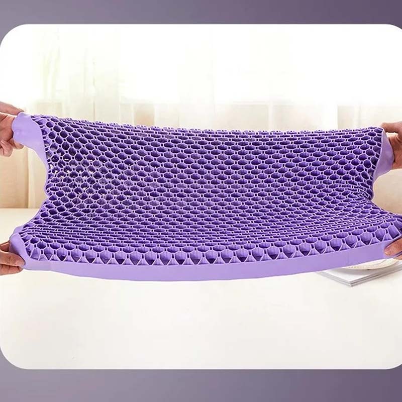 SakerplusĀ® Purple Gel Latex Neck Pillow - Image 6