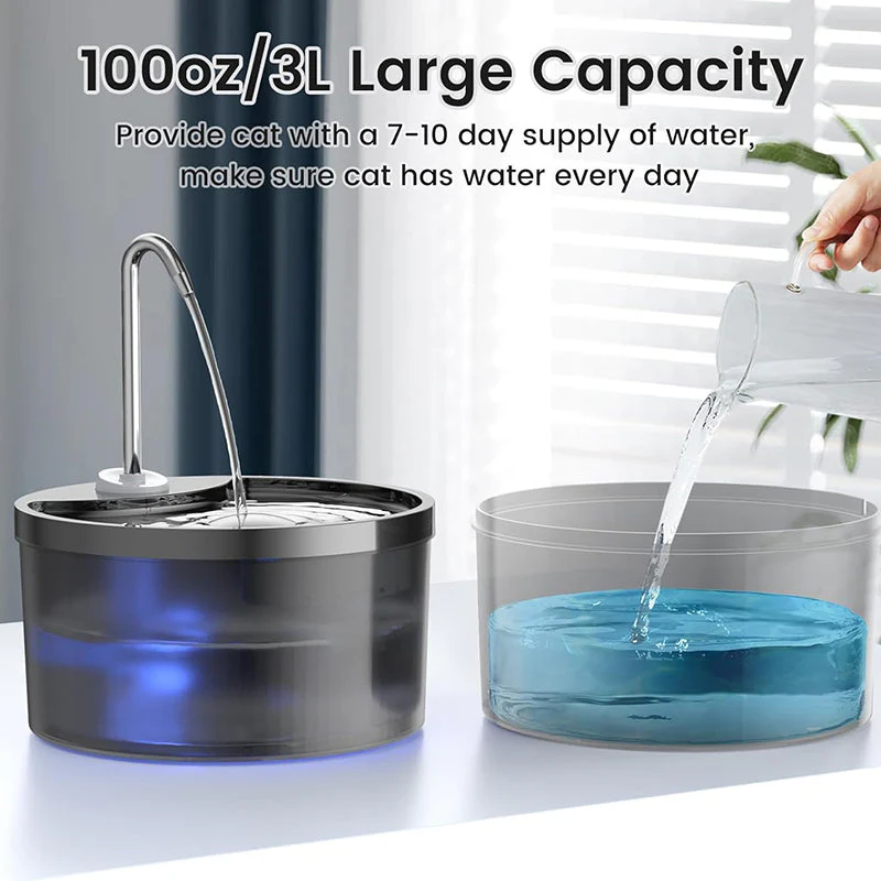 Sakerplus® Radar Sensing Cordless Cat Water Fountain - Image 6