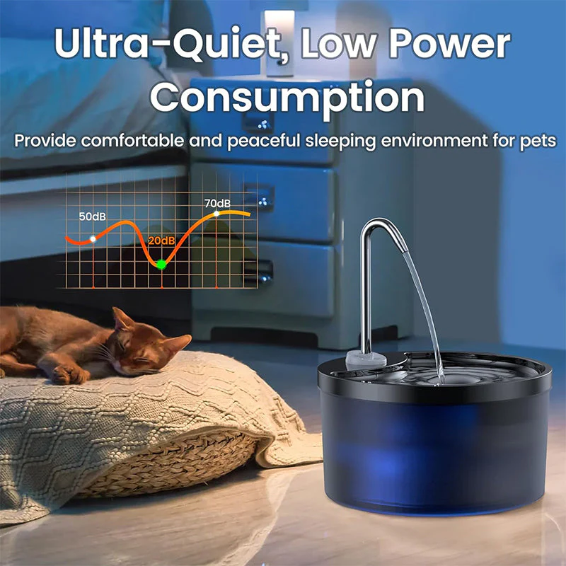 Sakerplus® Radar Sensing Cordless Cat Water Fountain - Image 7