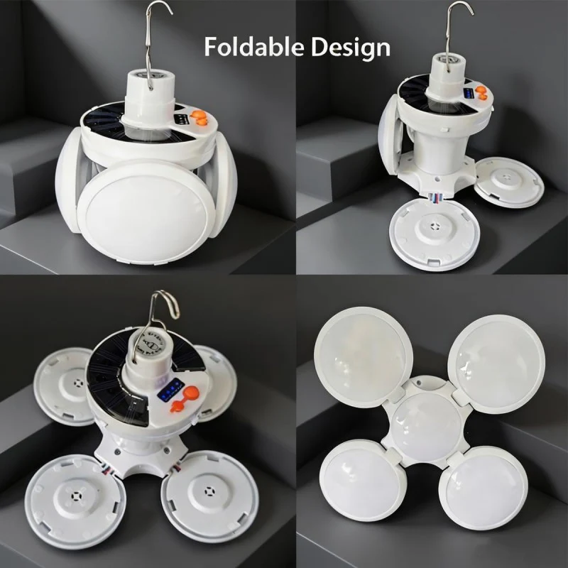 SakerplusĀ® Rechargeable Camping Lantern with Hook - Image 3