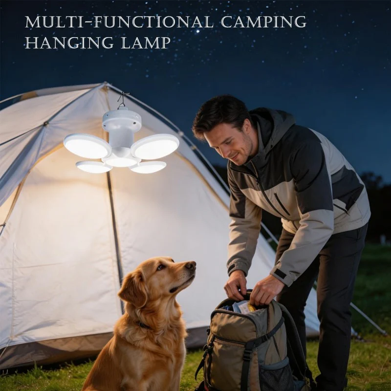 SakerplusĀ® Rechargeable Camping Lantern with Hook - Image 7