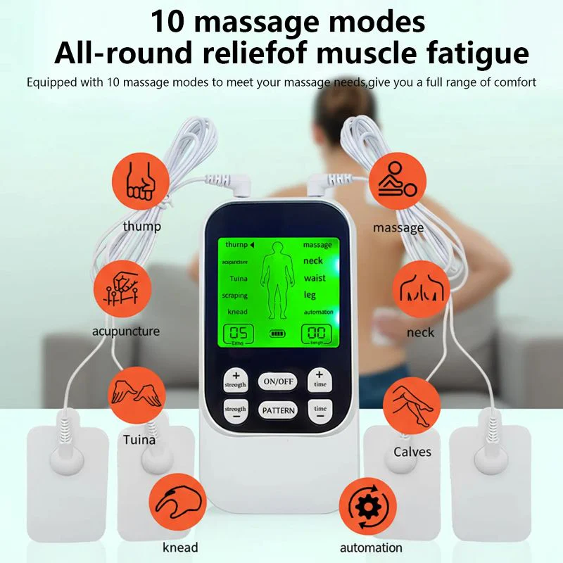 Sakerplus® Rechargeable Dual Channel Muscle Stimulator - Image 4