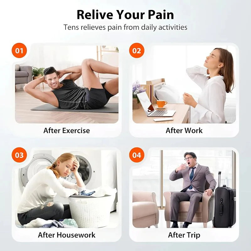 Sakerplus® Rechargeable Dual Channel Muscle Stimulator - Image 5