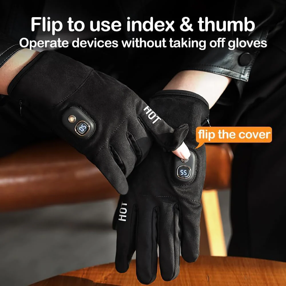 SakerplusĀ® Rechargeable Electric Heated Winter Gloves - Image 4