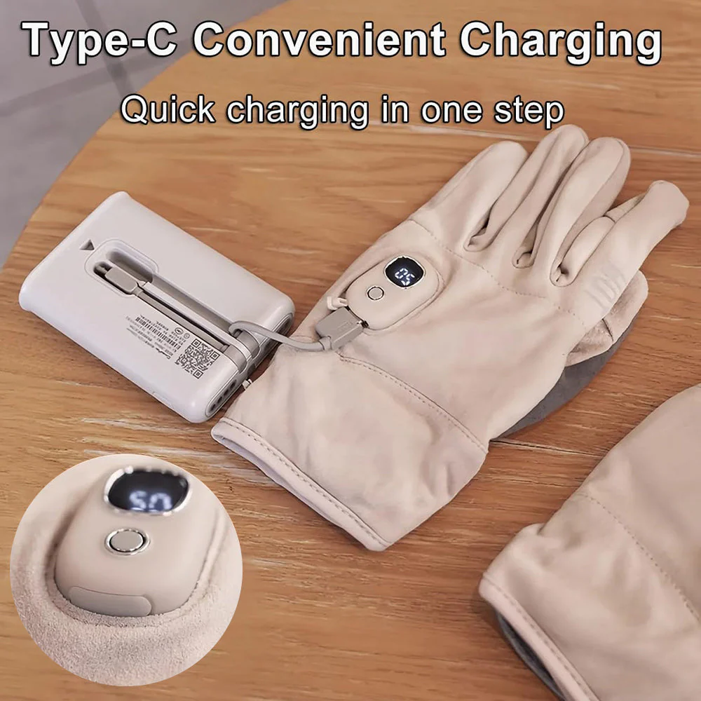 SakerplusĀ® Rechargeable Electric Heated Winter Gloves - Image 8