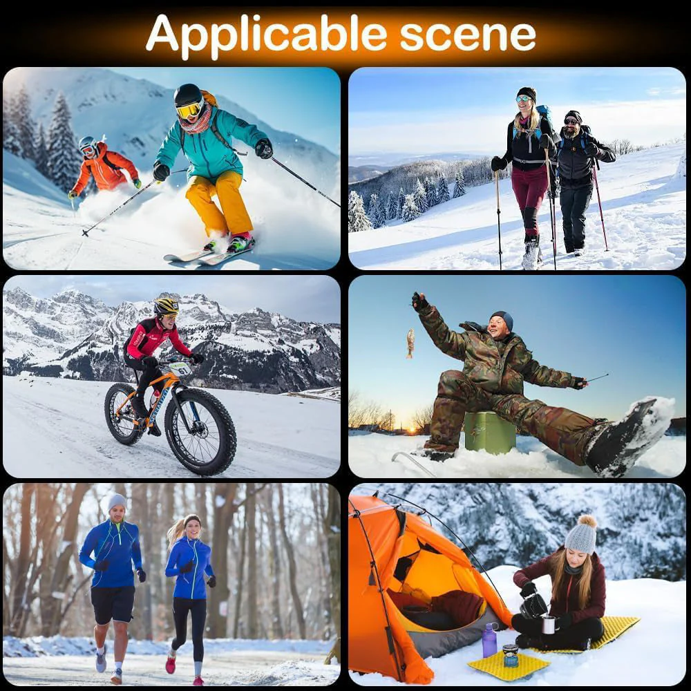 SakerplusĀ® Rechargeable Electric Heated Winter Gloves - Image 9
