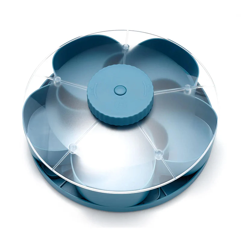 Sakerplus® Rotating Divided Snack Serving Tray - Image 10