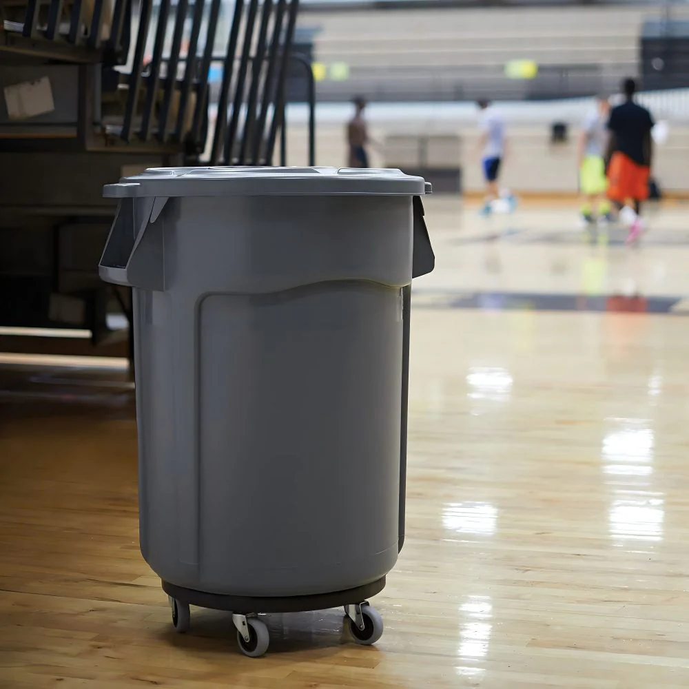 SakerplusĀ® Round Trash Can Dolly Cart - Image 6