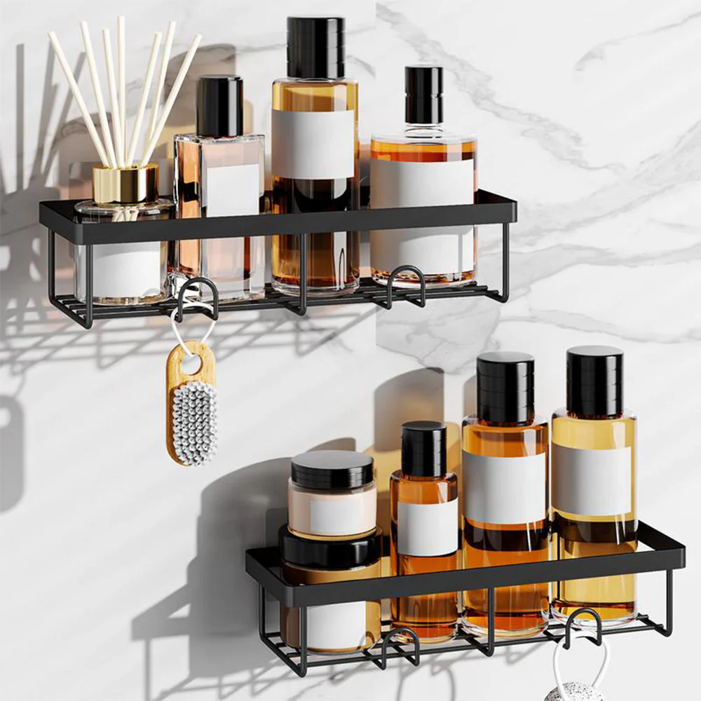SakerplusĀ® Rustproof Shower Caddy Storage Set