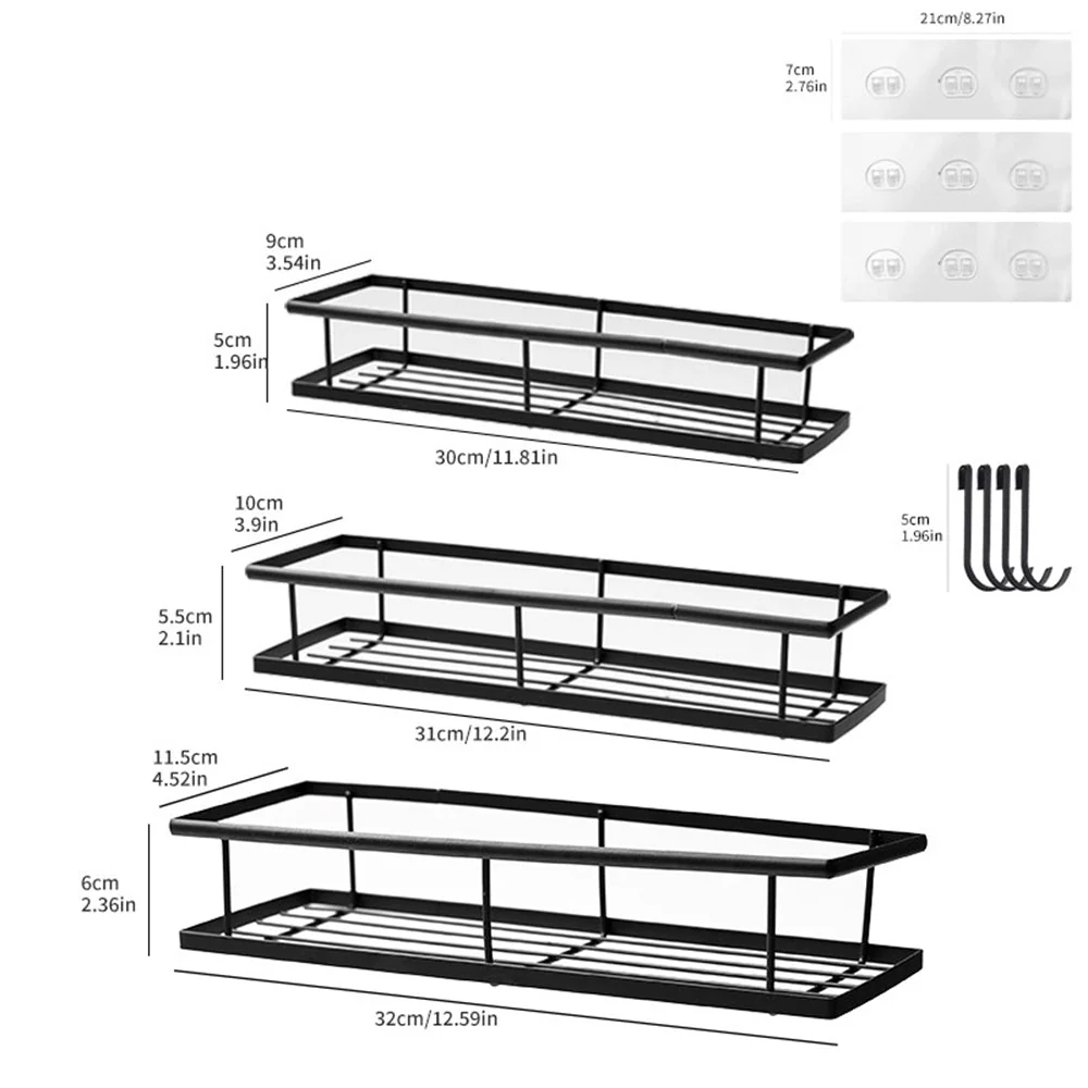 SakerplusĀ® Rustproof Shower Caddy Storage Set - Image 11