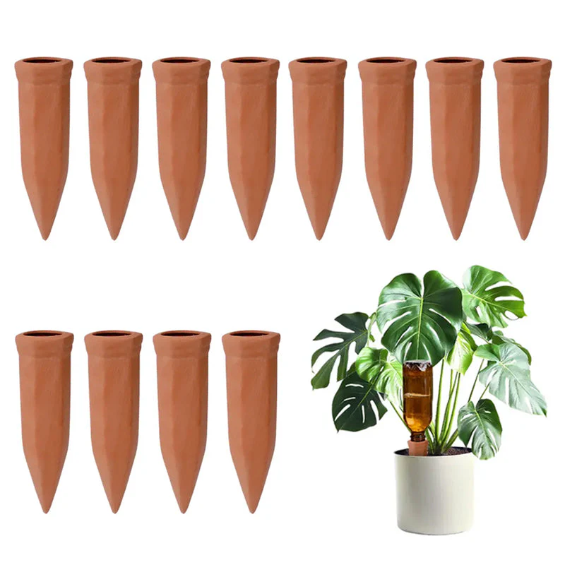 Sakerplus® Self-Watering Terracotta Plant Spikes Pack - Image 4