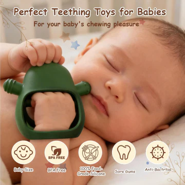 Sakerplus® Silicone Avocado Baby Teething Toy - Image 9