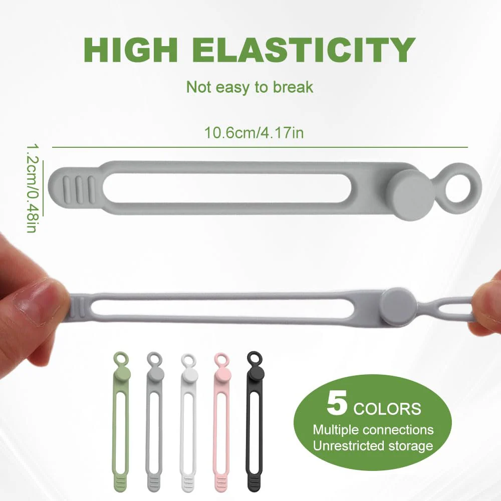 Sakerplus® Silicone Cable Organizer For Cables - Image 5