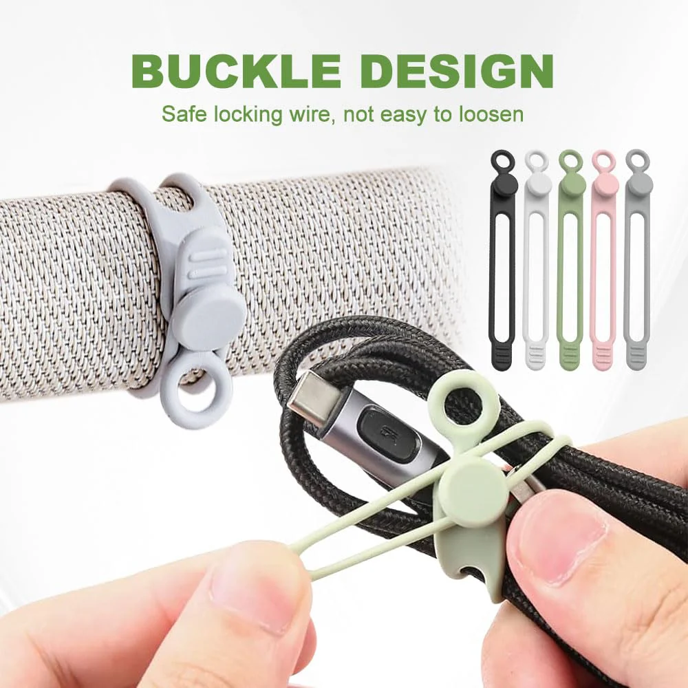 Sakerplus® Silicone Cable Organizer For Cables - Image 7