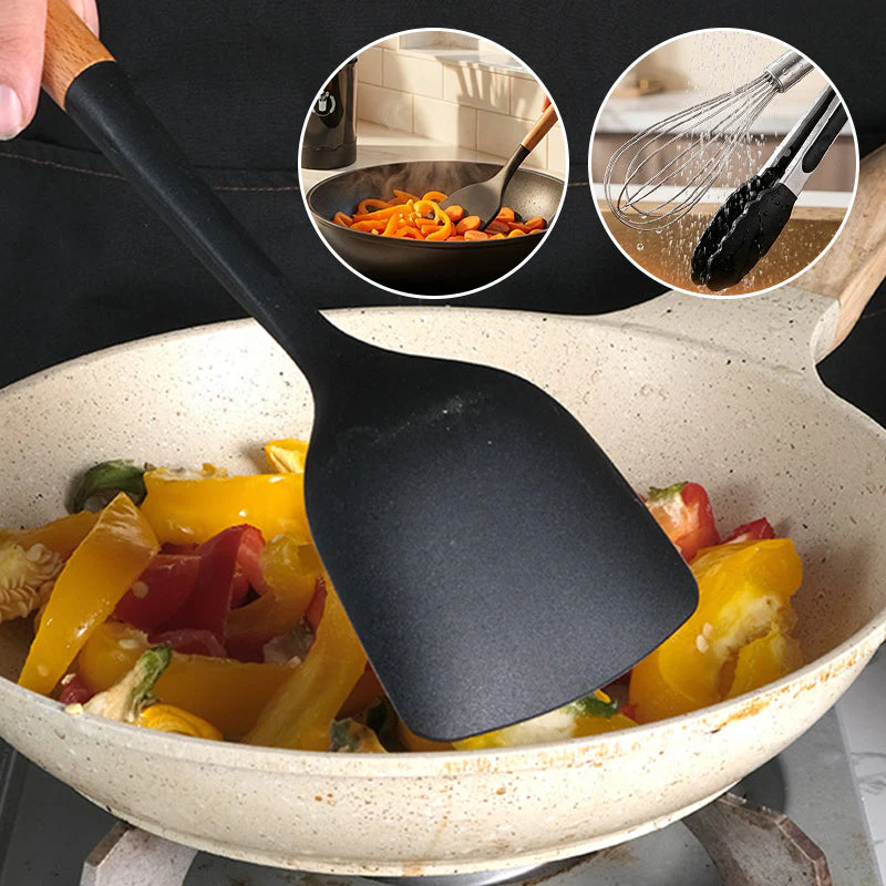Sakerplus® Silicone Kitchen Utensil Set - Image 13