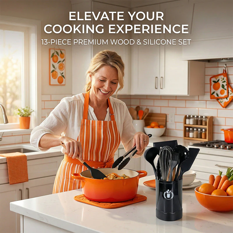 Sakerplus® Silicone Kitchen Utensil Set - Image 3