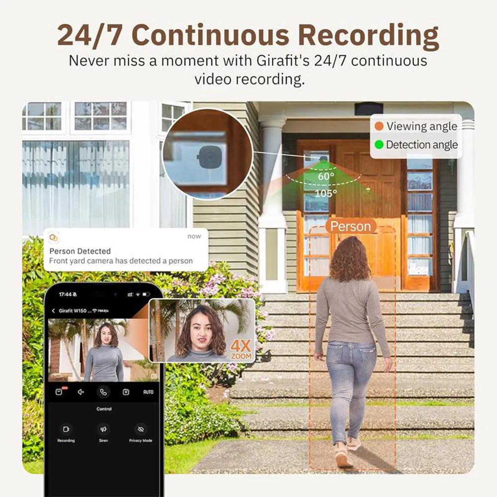 SakerplusĀ® Smart 2K Window Security Camera - Image 7