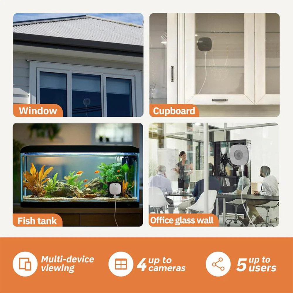 SakerplusĀ® Smart 2K Window Security Camera - Image 8