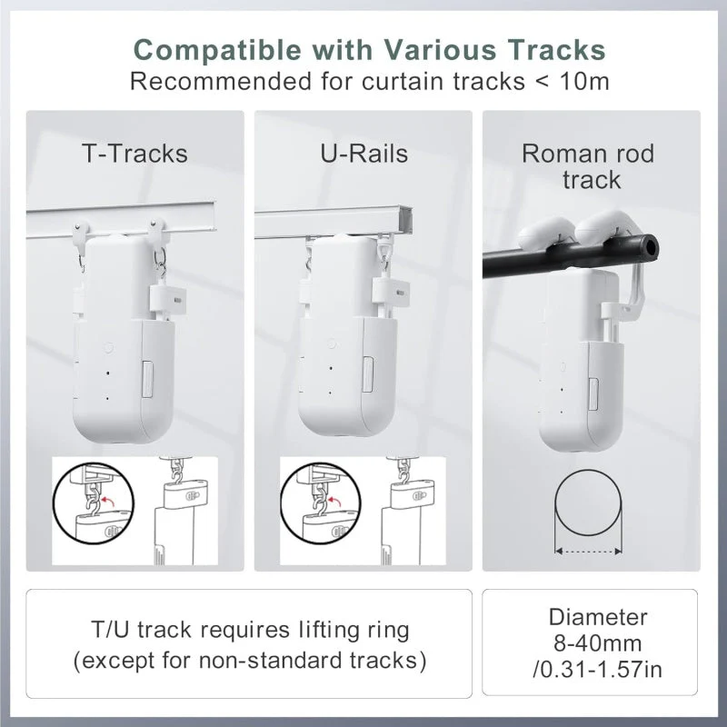 Sakerplus® Smart Automatic Electric Curtain Opener - Image 3