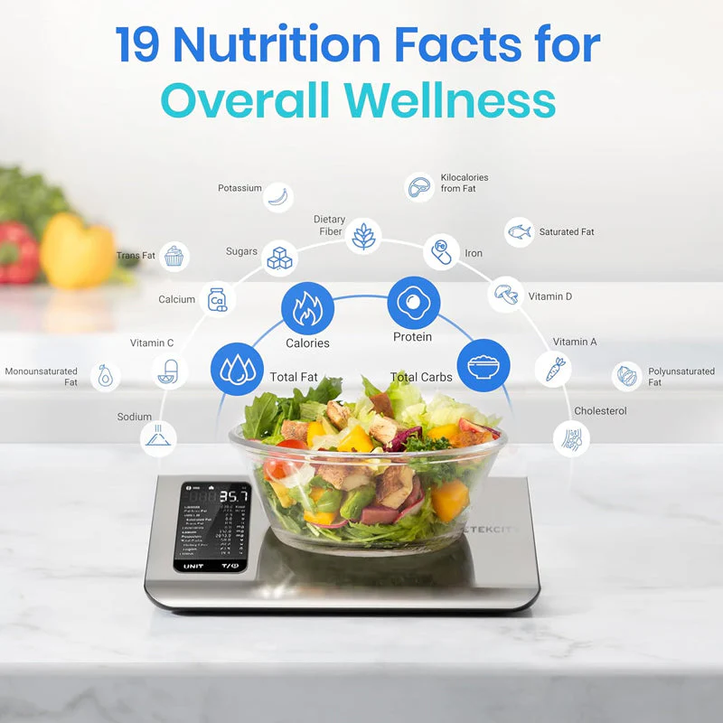 Sakerplus® Smart Nutrition Tracking Kitchen Scale - Image 3