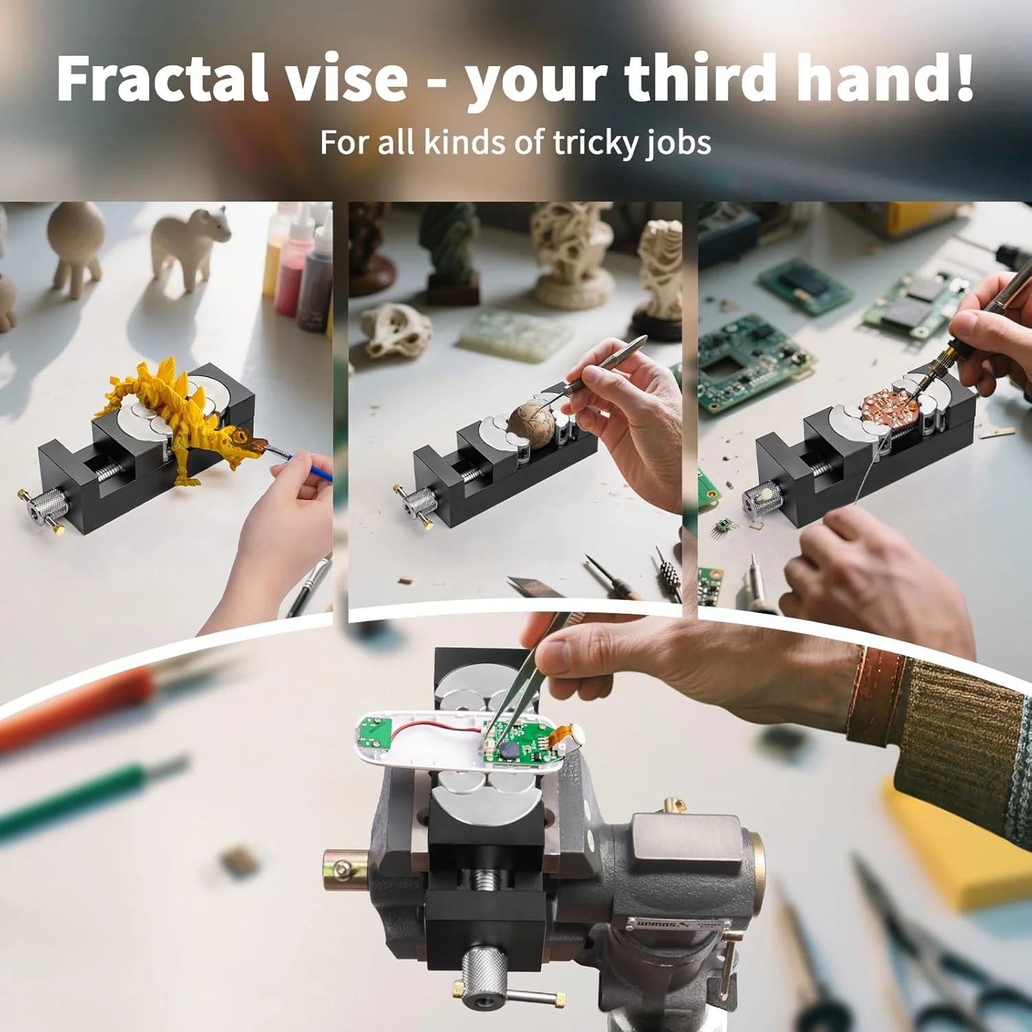 Sakerplus® Smart Self-Adjusting Mini Vise Clamp - Image 8