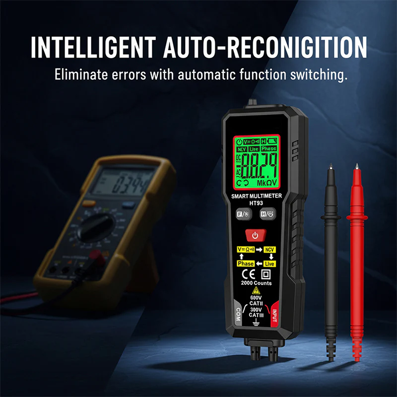 Sakerplus® Smart TRMS Digital Voltage Tester Multimeter - Image 11