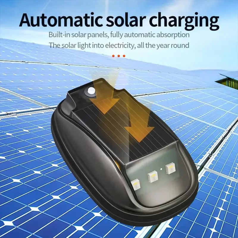 Sakerplus® Solar Car Roof RGB Strobe Light - Image 14