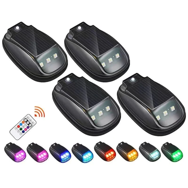 Sakerplus® Solar Car Roof RGB Strobe Light - Image 3