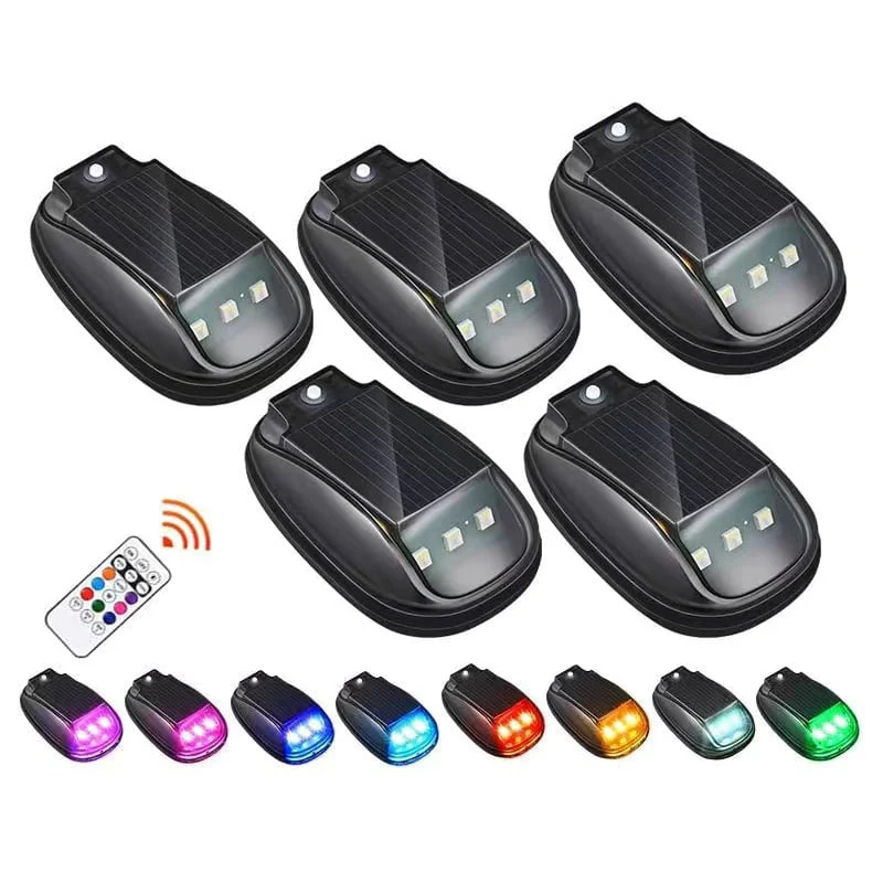 Sakerplus® Solar Car Roof RGB Strobe Light - Image 4