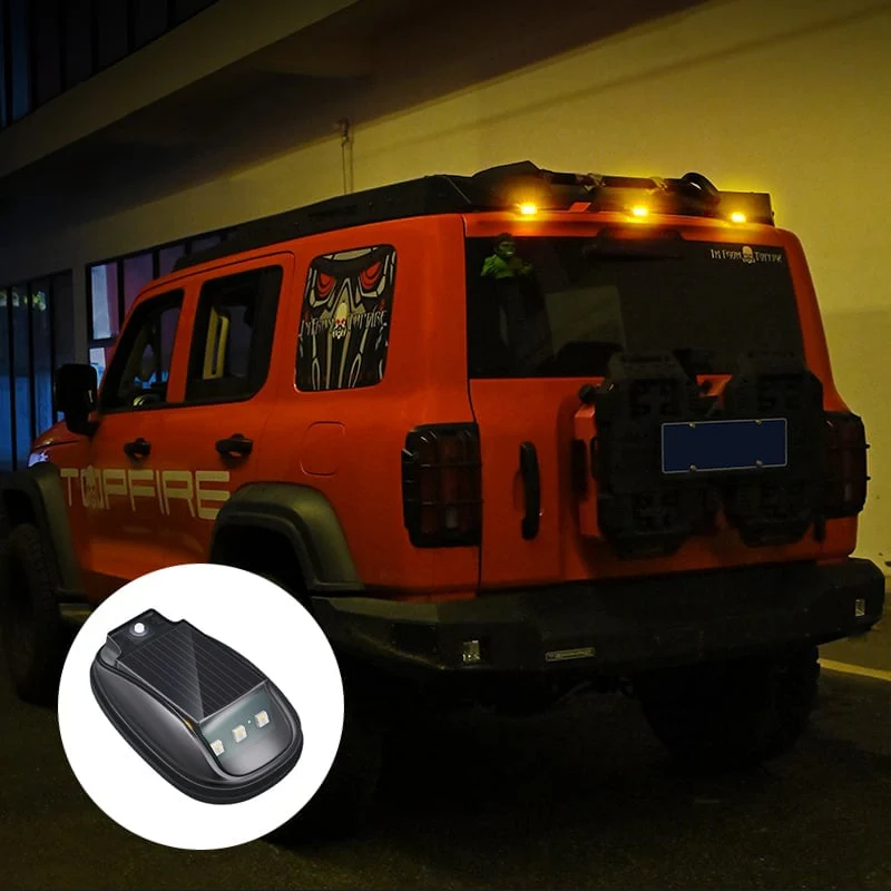 Sakerplus® Solar Car Roof RGB Strobe Light - Image 6