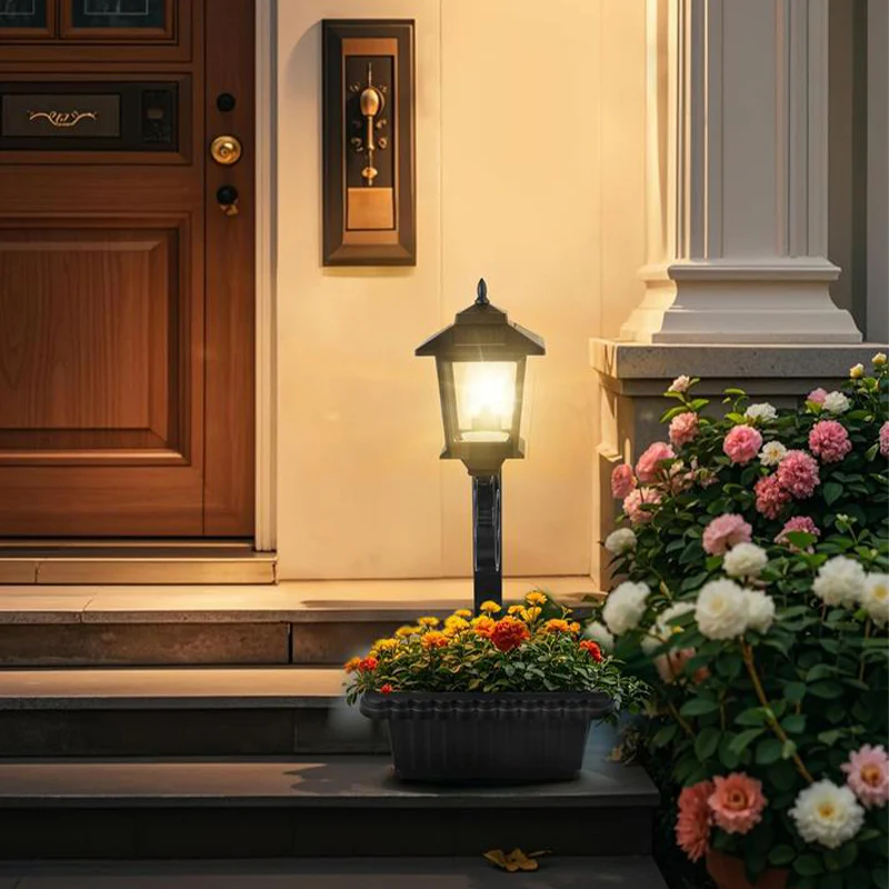 SakerplusĀ® Solar Lamp Post With Planter Box - Image 8