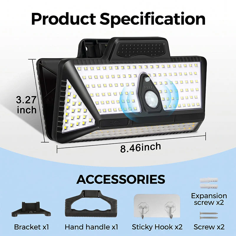 SakerplusĀ® Solar RV Outdoor Motion Sensor Light - Image 9