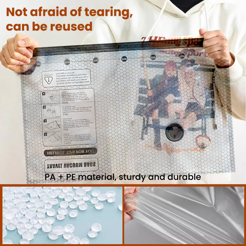 Sakerplus® Space Saving Vacuum Compression Bags - Image 8