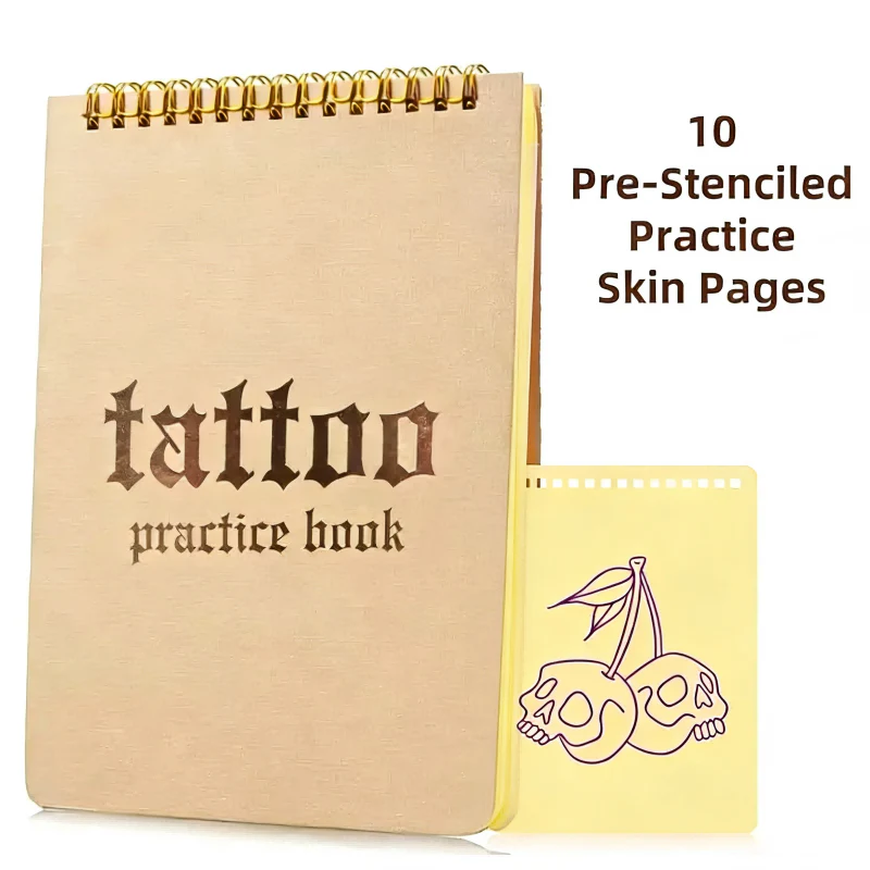 SakerplusĀ® Spiral Bound Tattoo Practice Skin Book - Image 10
