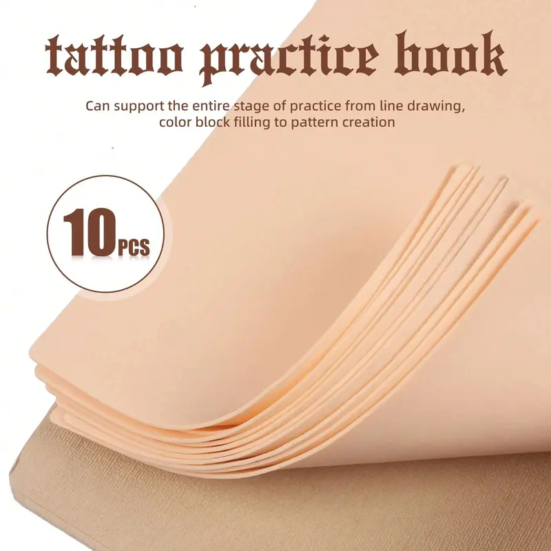 SakerplusĀ® Spiral Bound Tattoo Practice Skin Book - Image 3